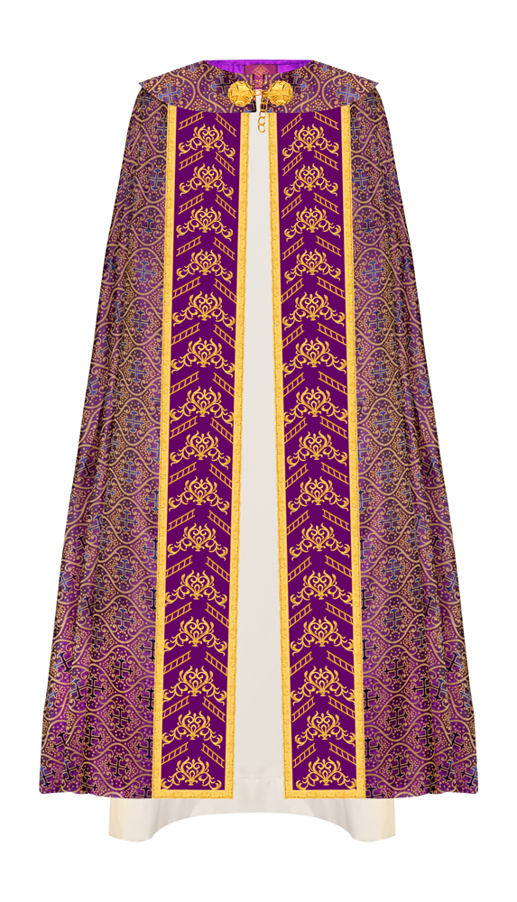 Gothic Cope with Embroidered Orphrey