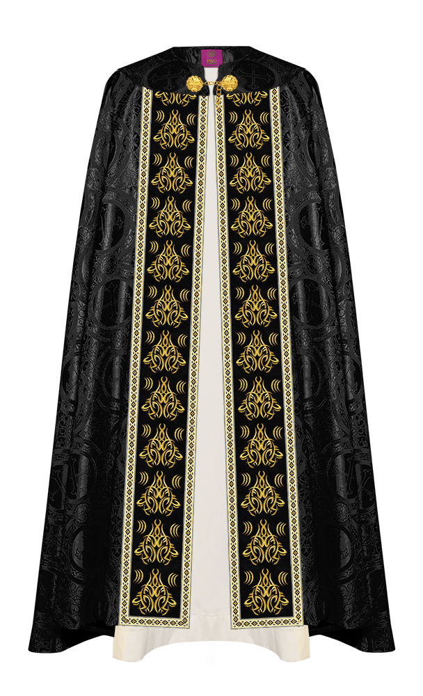 Gothic Cope Vestments With Liturgical Embroidery and Trims