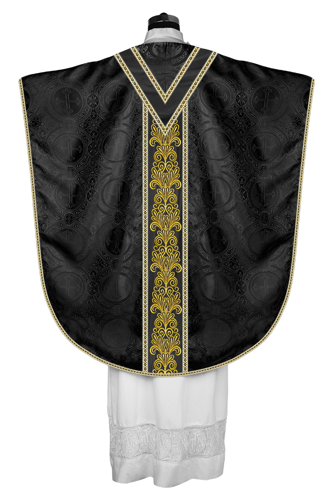 Spiritual Borromean Chasuble With Y Type Orphrey and Trims