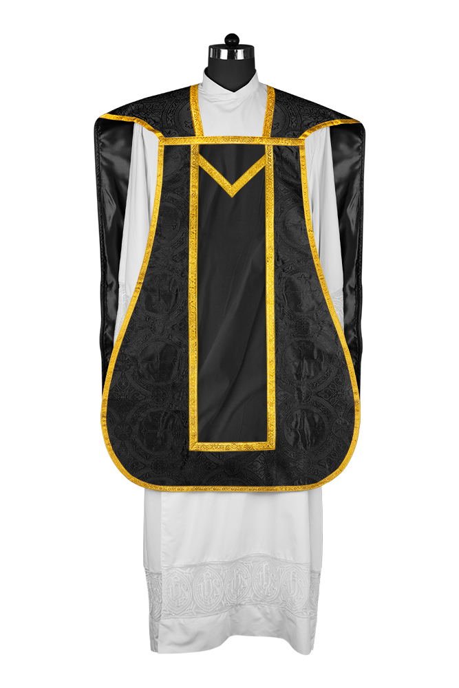 Fiddleback with spiritual motif