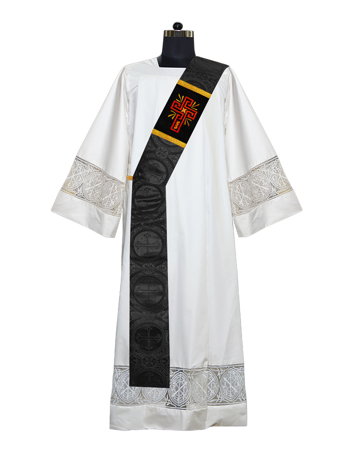 Glory Cross Adorned Deacon Stole