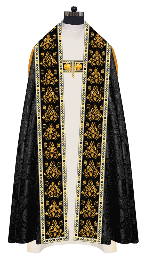 Traditional Embroidered Roman Cope Vestment