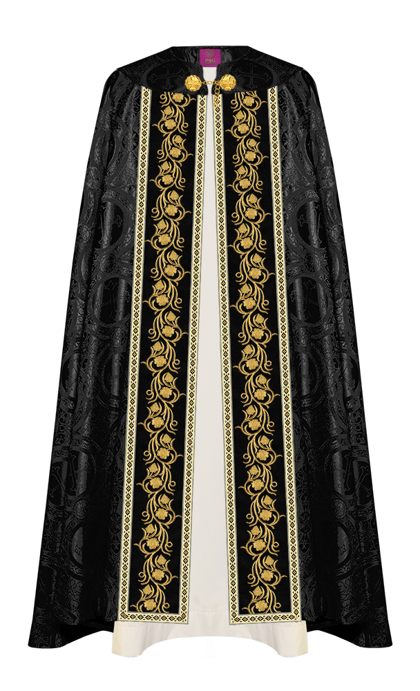 Gothic Cope Enhanced With Grapes Embroidery