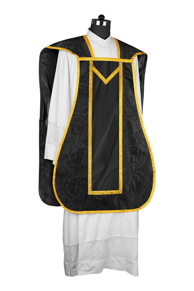 Fiddleback with spiritual motif