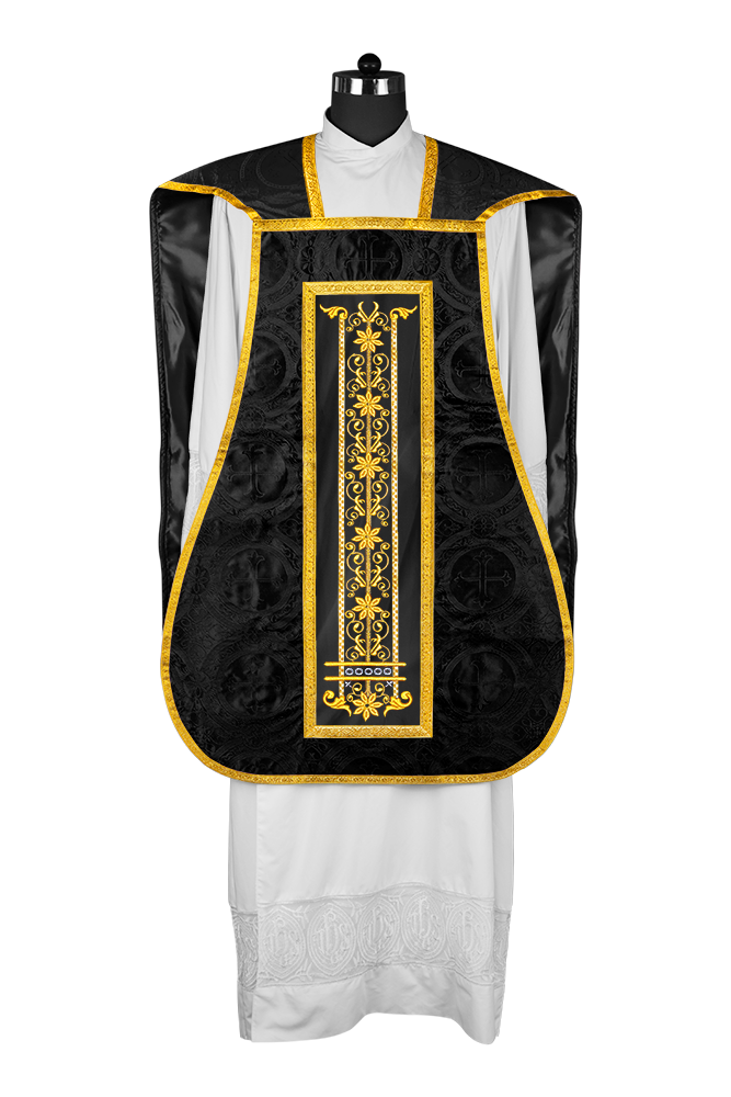 Vestimentas católicas con espalda de violín 