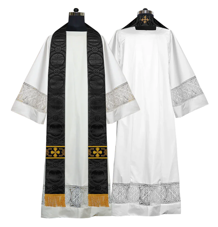 Gothic Cope with Adorned Detailed Braids