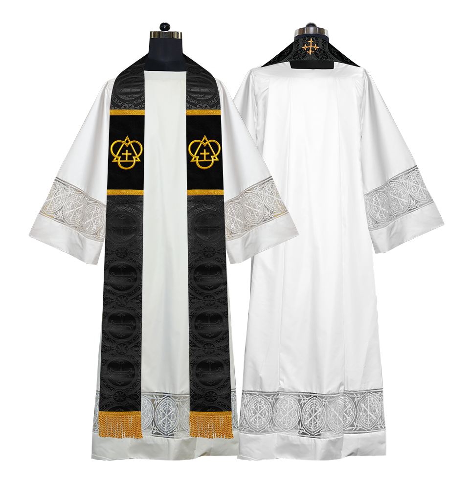 Trinity Motif Embroidered Clergy Stole