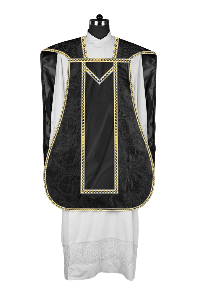 Roman chasuble with Motif and Trims