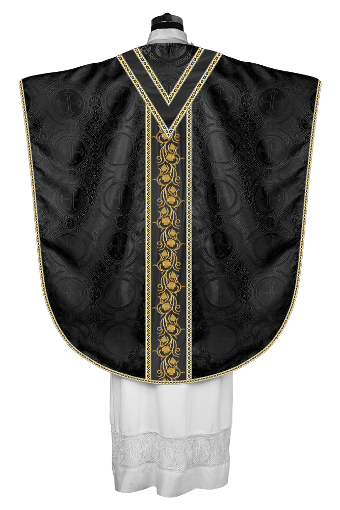Borromean Chasuble Vestment With Grapes Embroidery and Trims