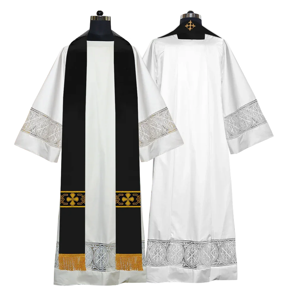 Gothic Cope with Adorned Detailed Braids