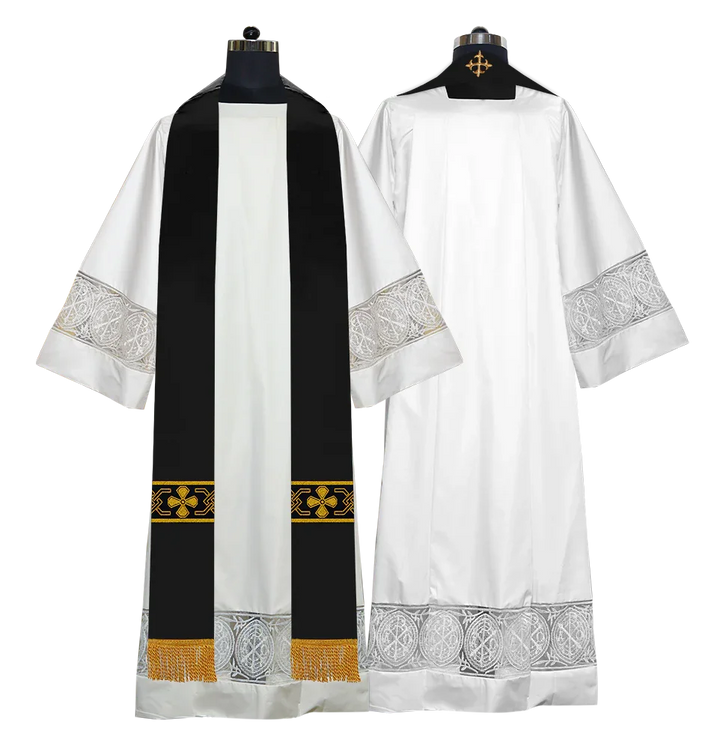 Gothic Cope with Adorned Detailed Braids