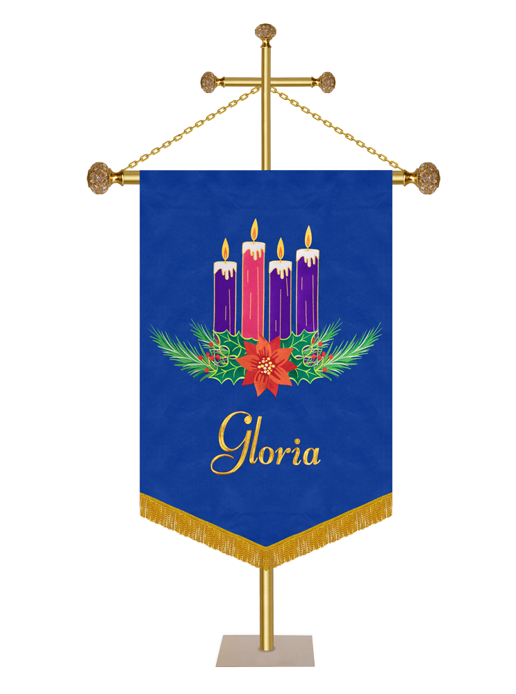 Advent Church Banner - Gloria