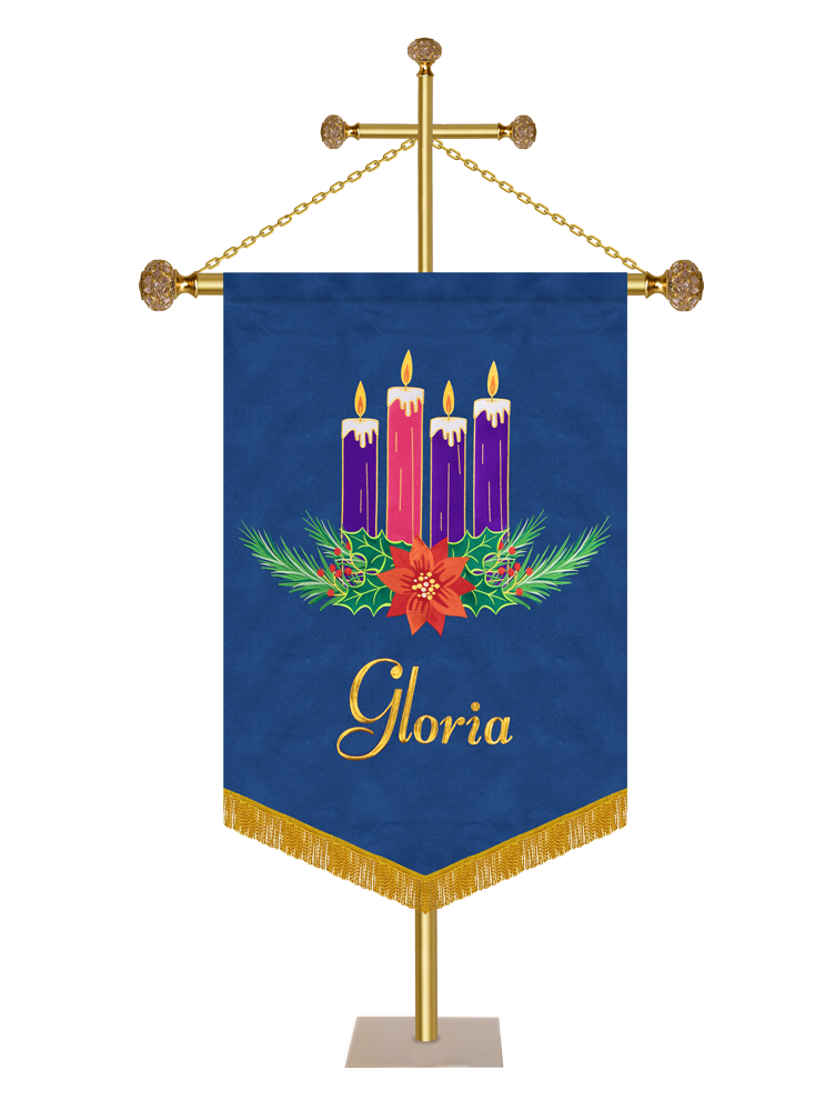 Advent Church Banner - Gloria