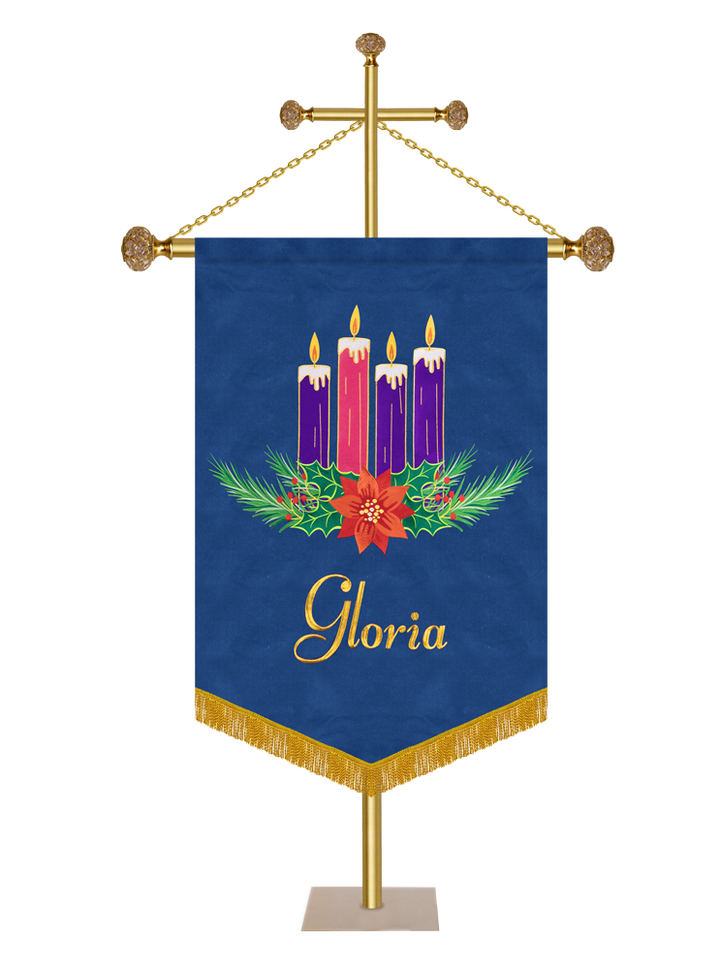Advent Church Banner - Gloria