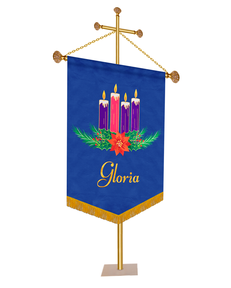Advent Church Banner - Gloria