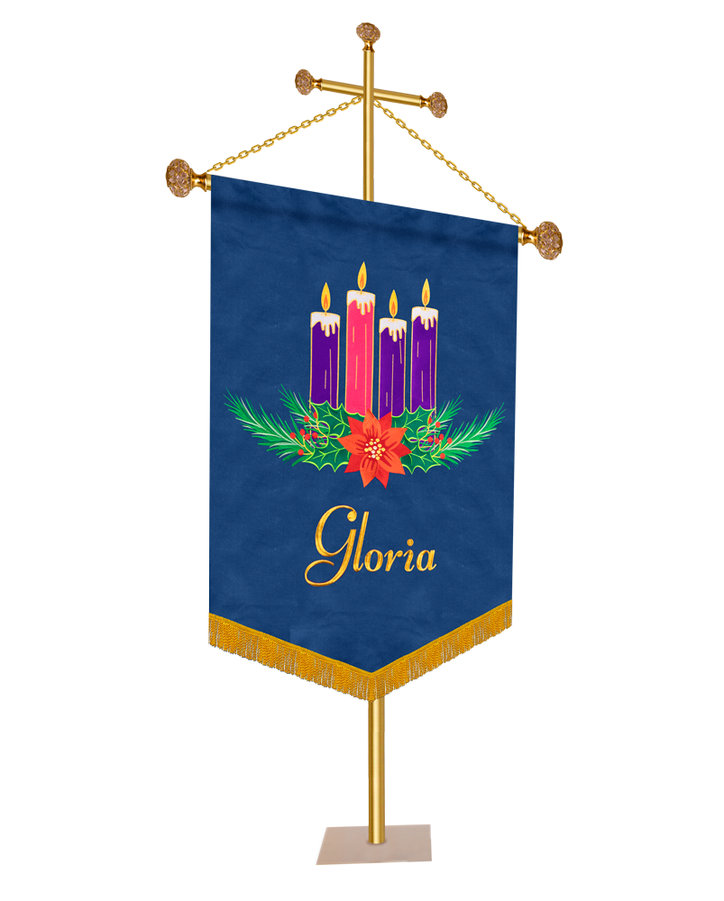 Advent Church Banner - Gloria