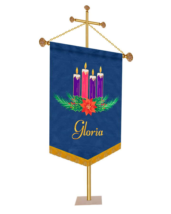Advent Church Banner - Gloria