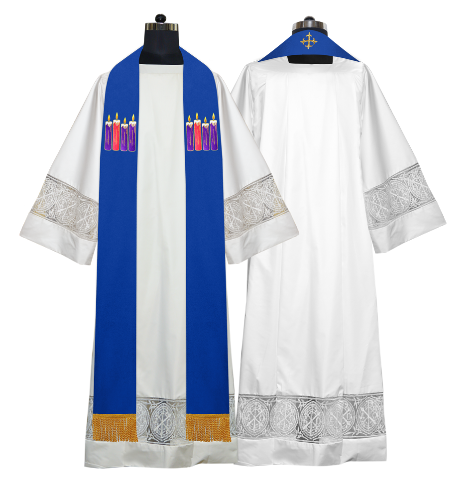 Estola del clero de Adviento - Gloria 