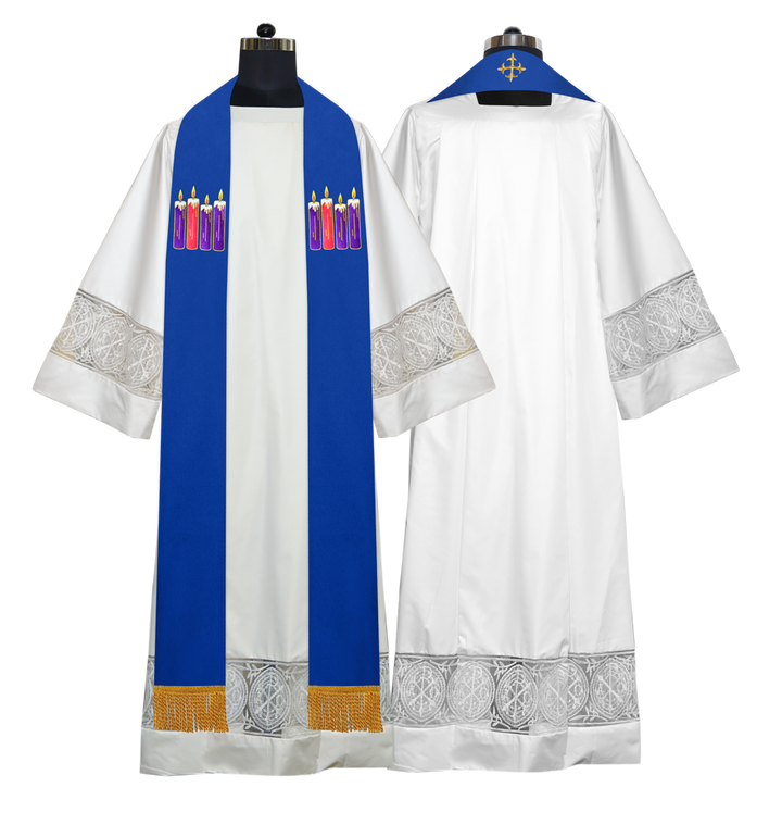 Estola del clero de Adviento - Gloria 