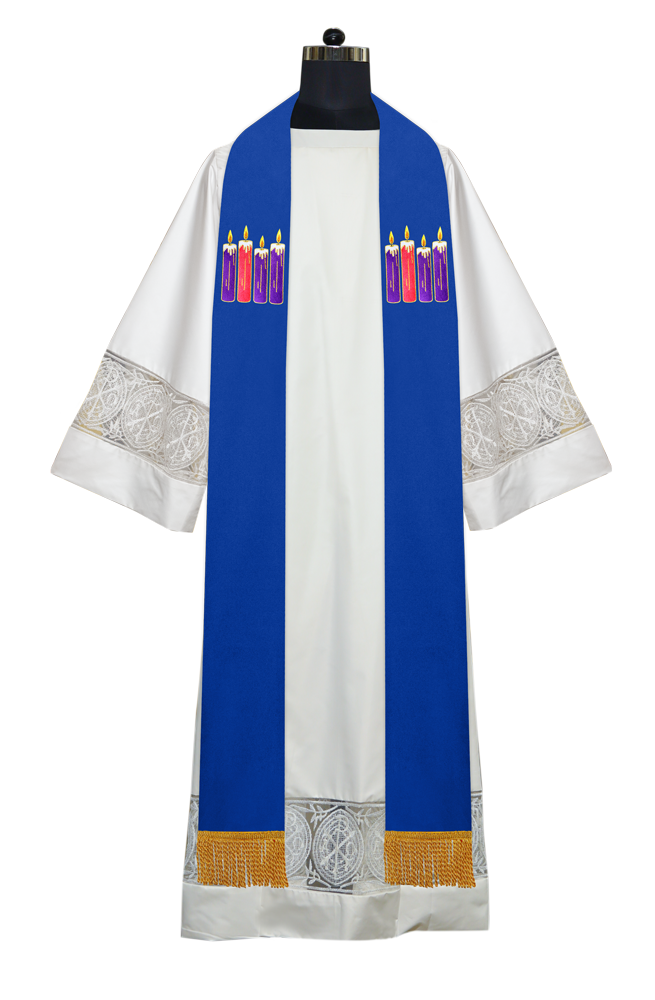 Estola del clero de Adviento - Gloria 