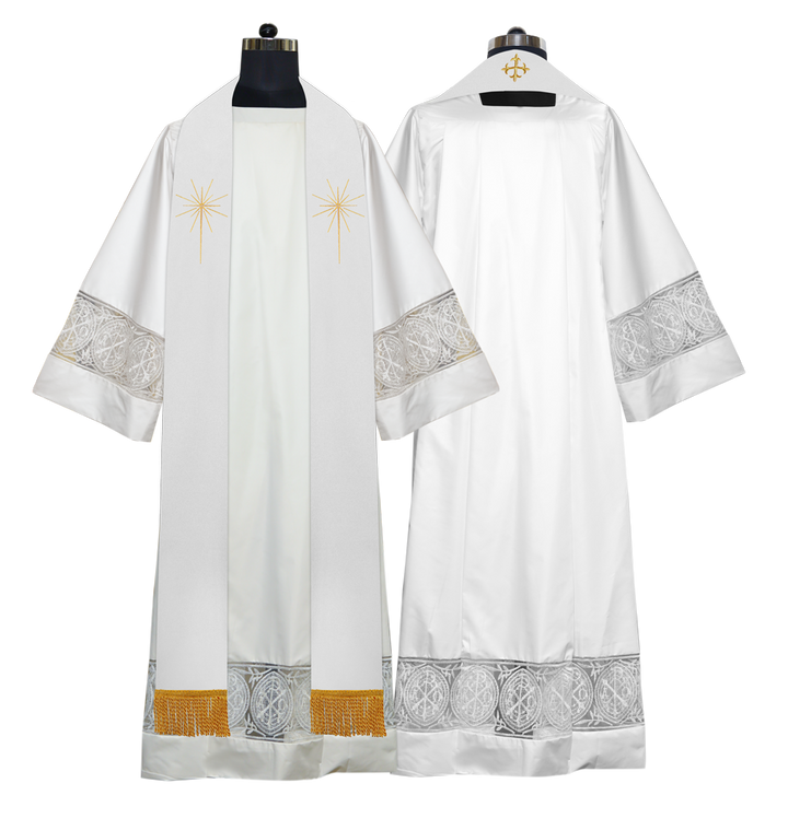 Christmas Clergy Stole - O Come Let Us Adore Him