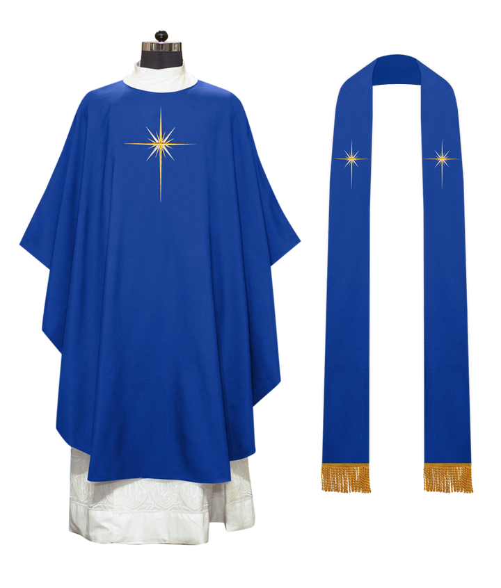 Casulla gótica de Adviento - Noche de paz