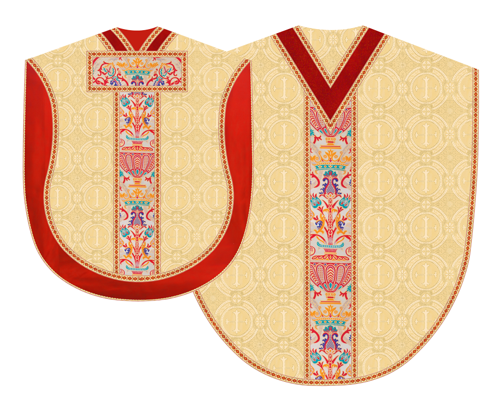 Coronation Tapestry Borromean Chasuble with Trims