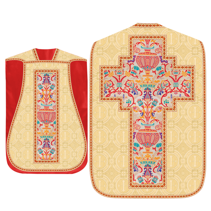 Coronation Tapestry Roman Chasuble with Braided Trims