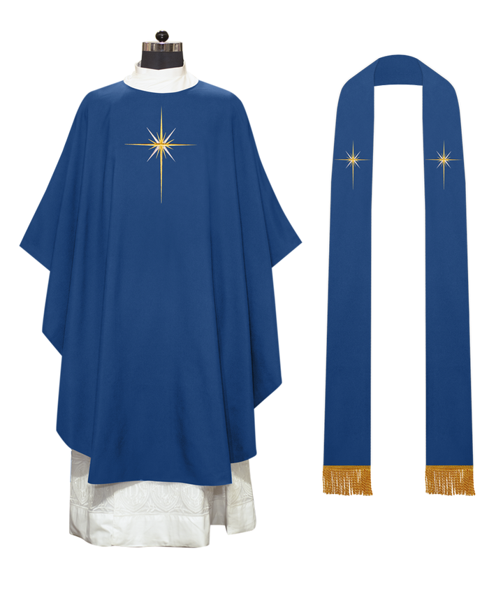 Casulla gótica de Adviento - Noche de paz