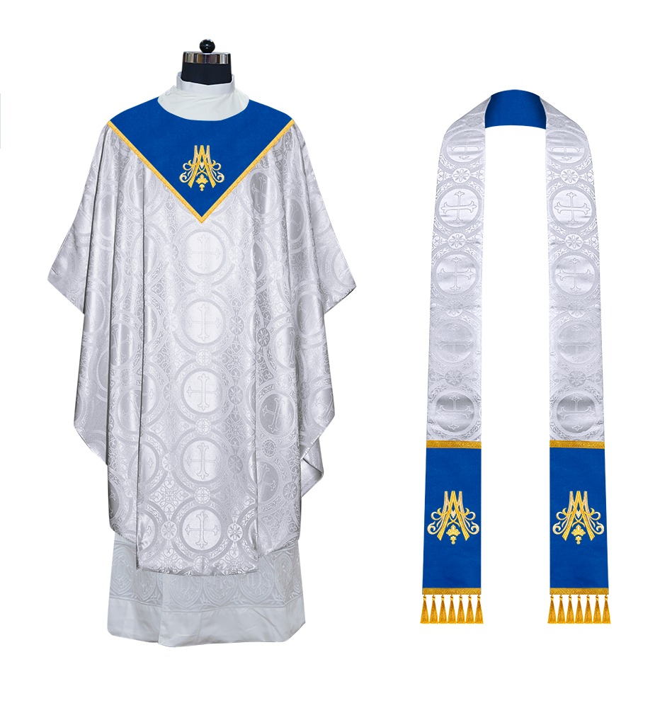 Gothic Chasuble in Marian design