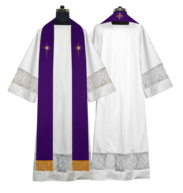 Advent Clergy stole - Silent Night