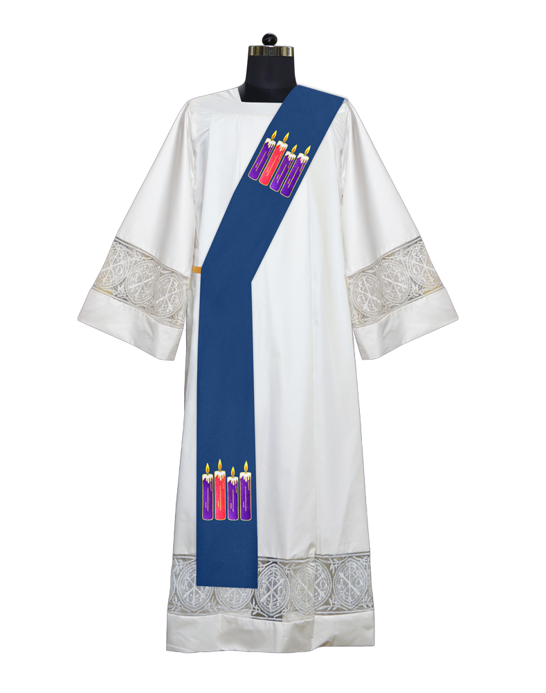 Advent Deacon Stole - Gloria