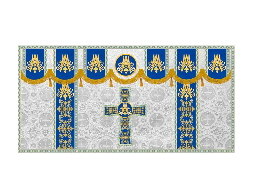 Parament Patterns Marian Altar Parament with Trims – PSG VESTMENTS
