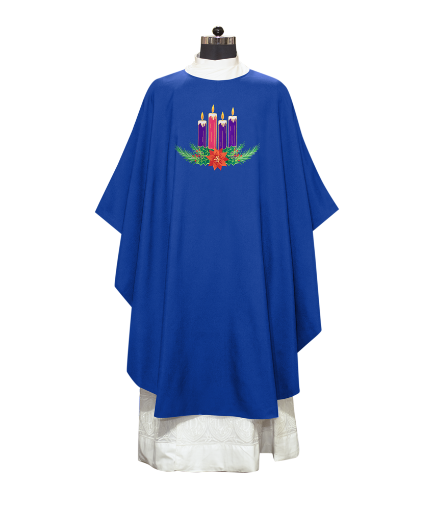 Advent Gothic Chasuble - Gloria