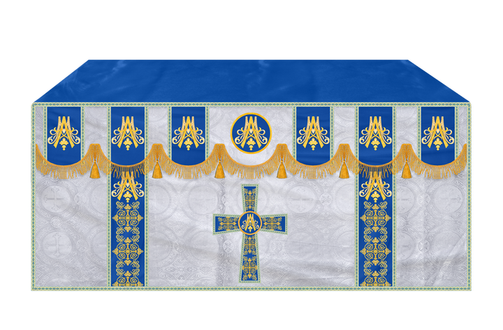 Paramento de Altar Mariano con Adornos