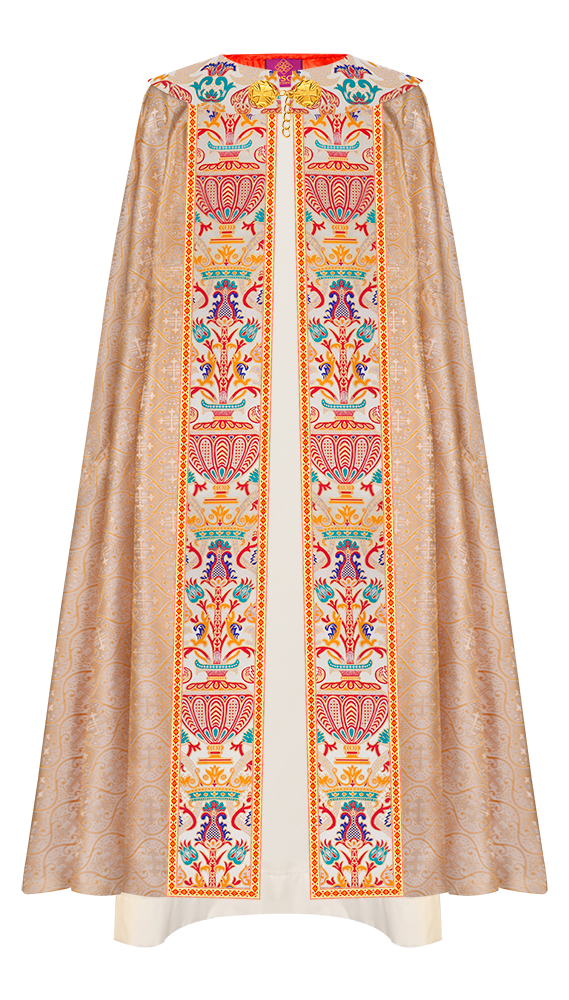 Coronation Tapestry Gothic Cope Braided with Trims