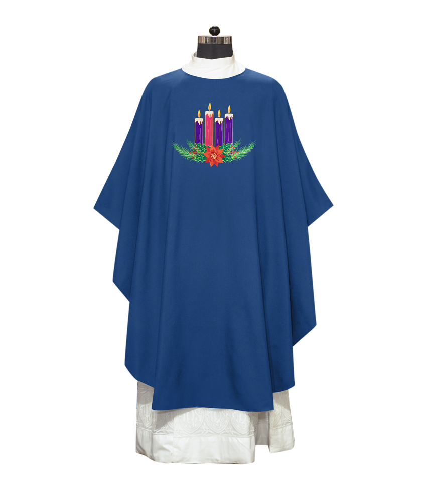 Advent Gothic Chasuble - Gloria