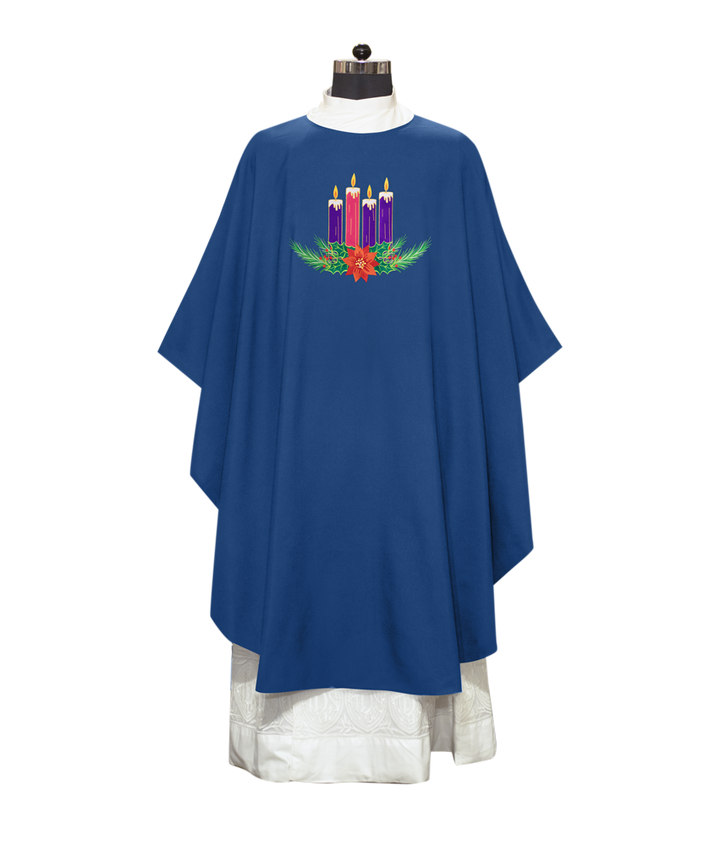 Advent Gothic Chasuble - Gloria