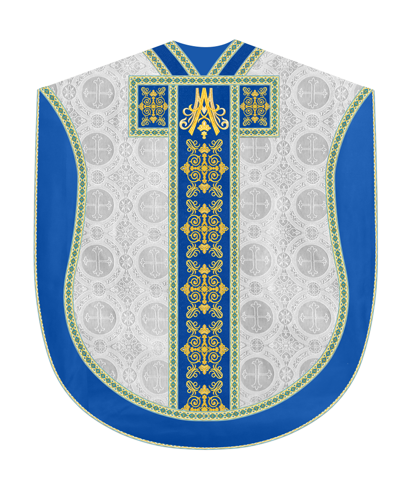 Marian Borromean Chasuble Vestment