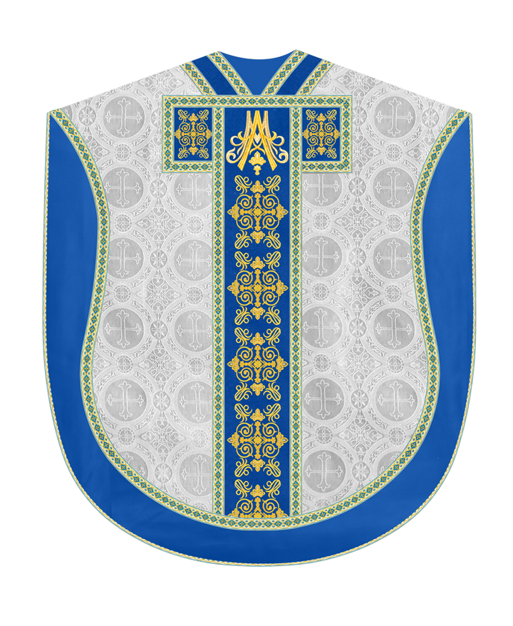 Marian Borromean Chasuble Vestment