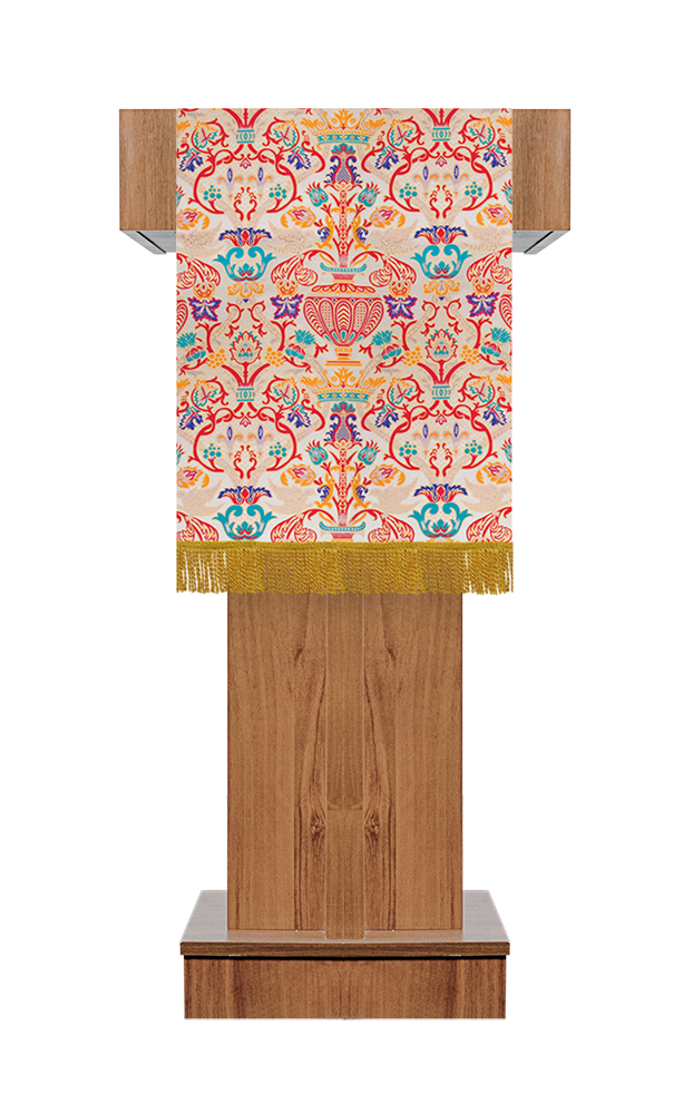 Pulpit/Lectern with Tapestry