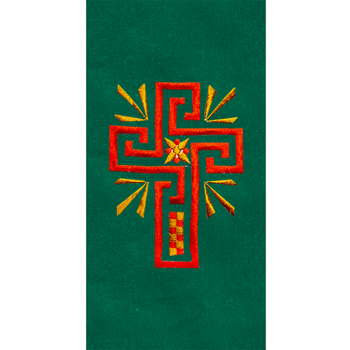 Glory Cross Embroidered Clergy Stole