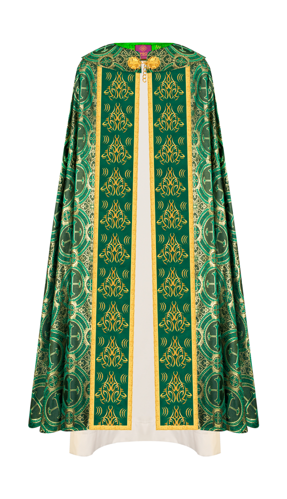 Gothic Cope Vestments With Liturgical Embroidery and Trims