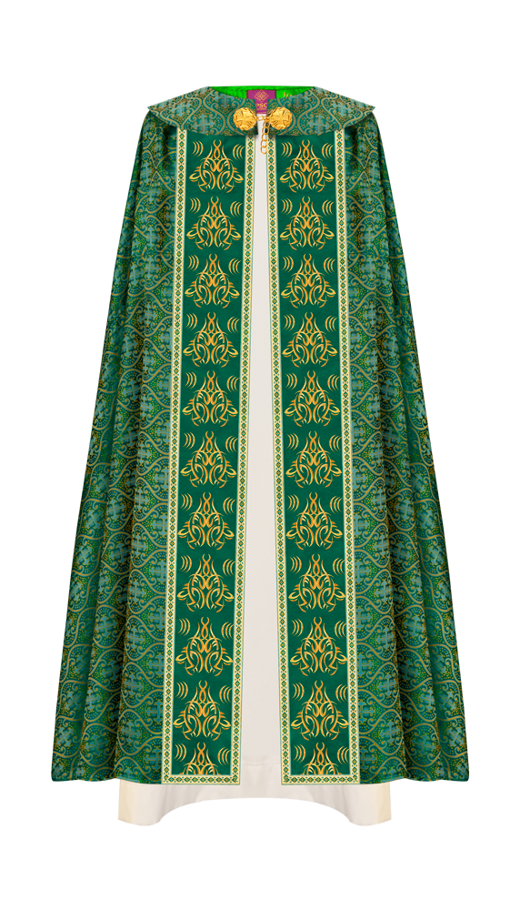 Gothic Cope Vestments With Liturgical Embroidery and Trims