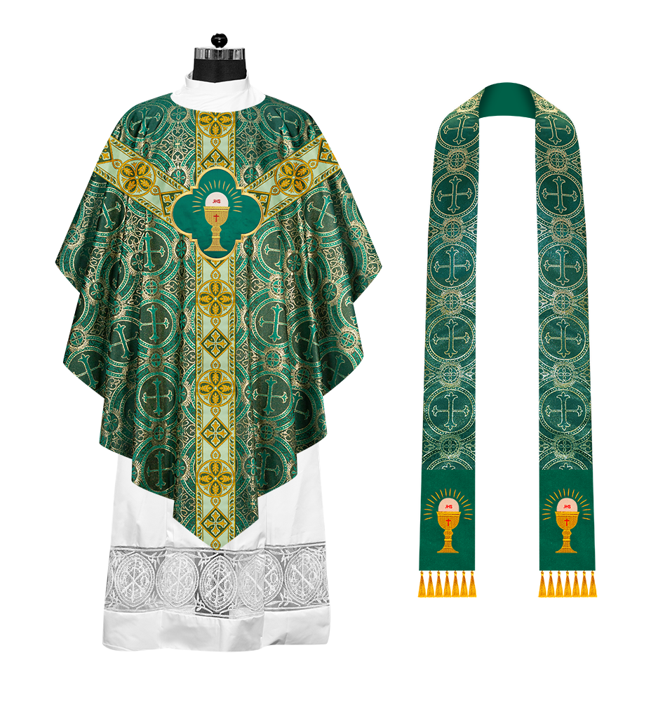 Ornate Liturgical Pugin Chasuble Vestment