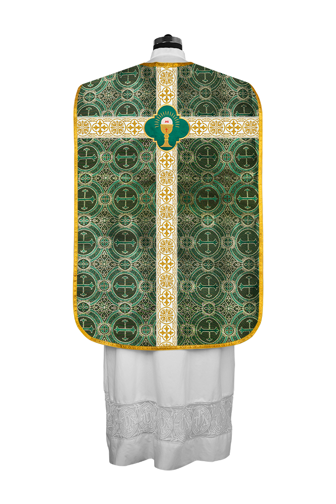 Vestimentas con espalda de violín con motivo y cruz Orphrey