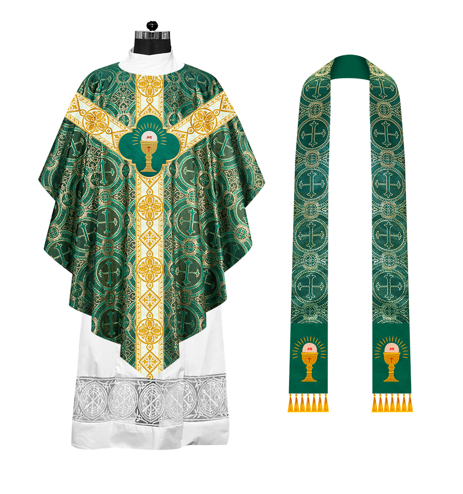 Ornate Liturgical Pugin Chasuble Vestment