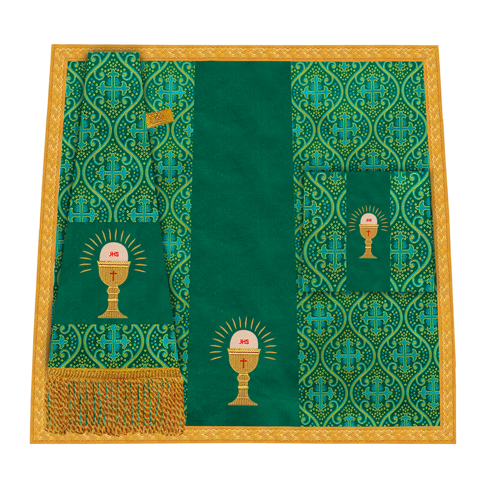 Liturgical Altar Mass Set with adorned motif