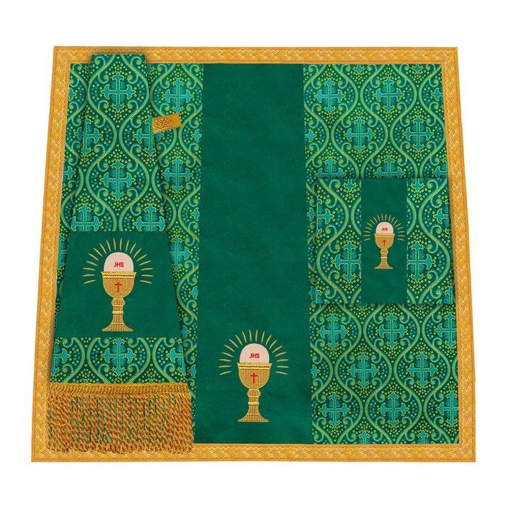 Liturgical Altar Mass Set with adorned motif