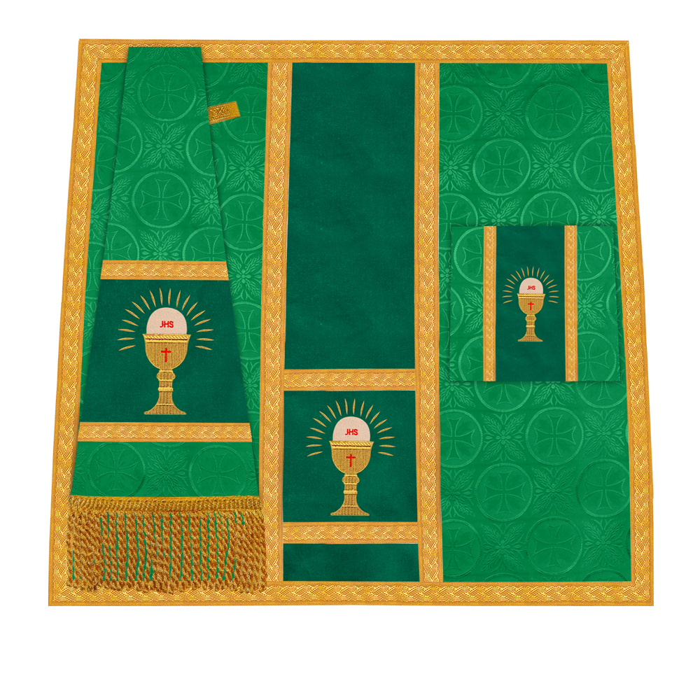 Mass Set adorned with Liturgical Motif